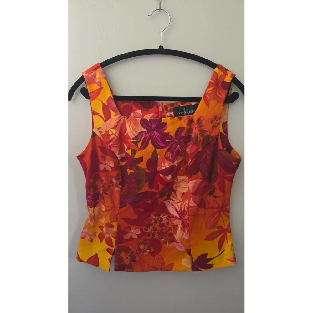VTG 80s John Roberts Hawaiian Top GUESS Corduroy Stud Shorts 27 Festival Outfit